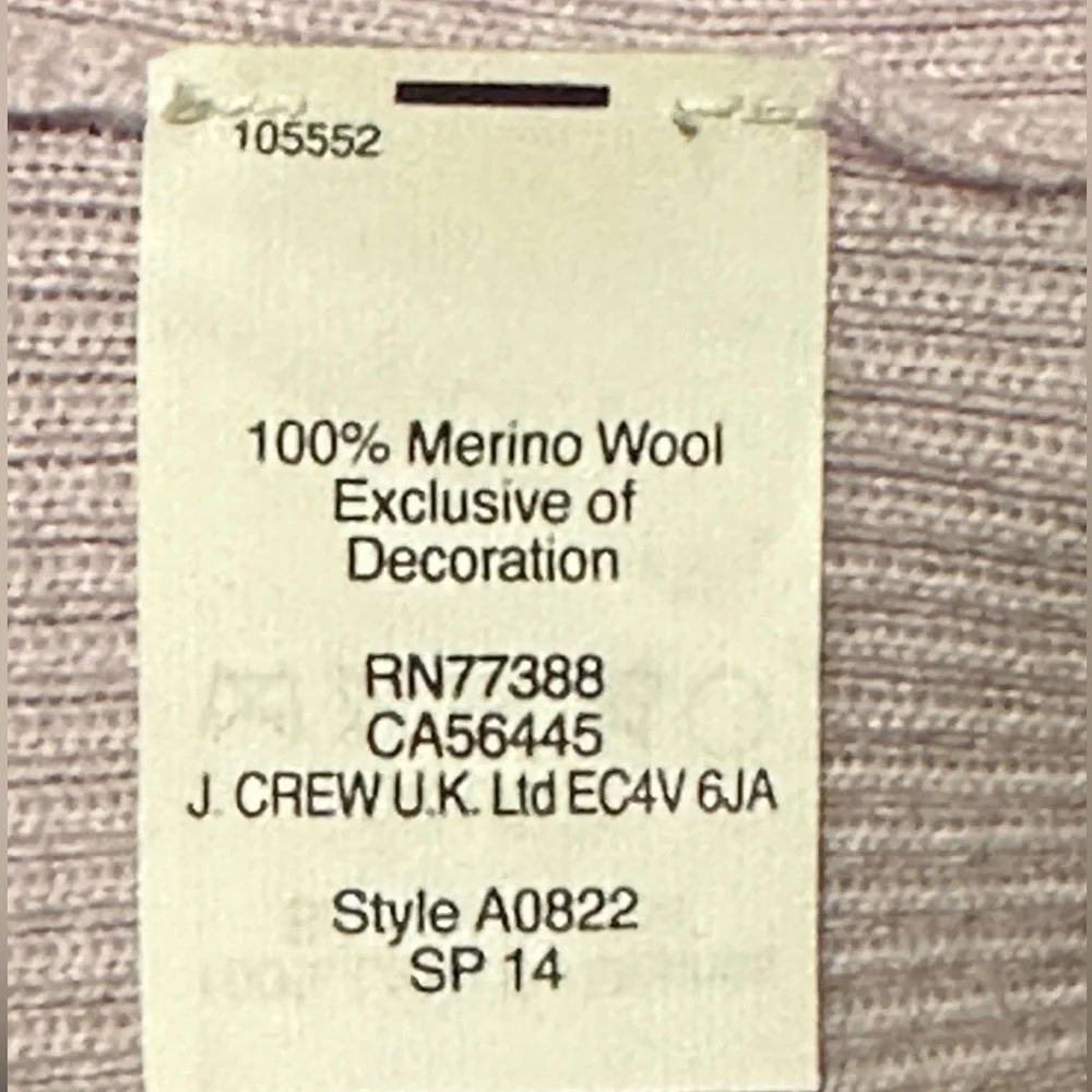 J. Crew Merino Wool Sweater